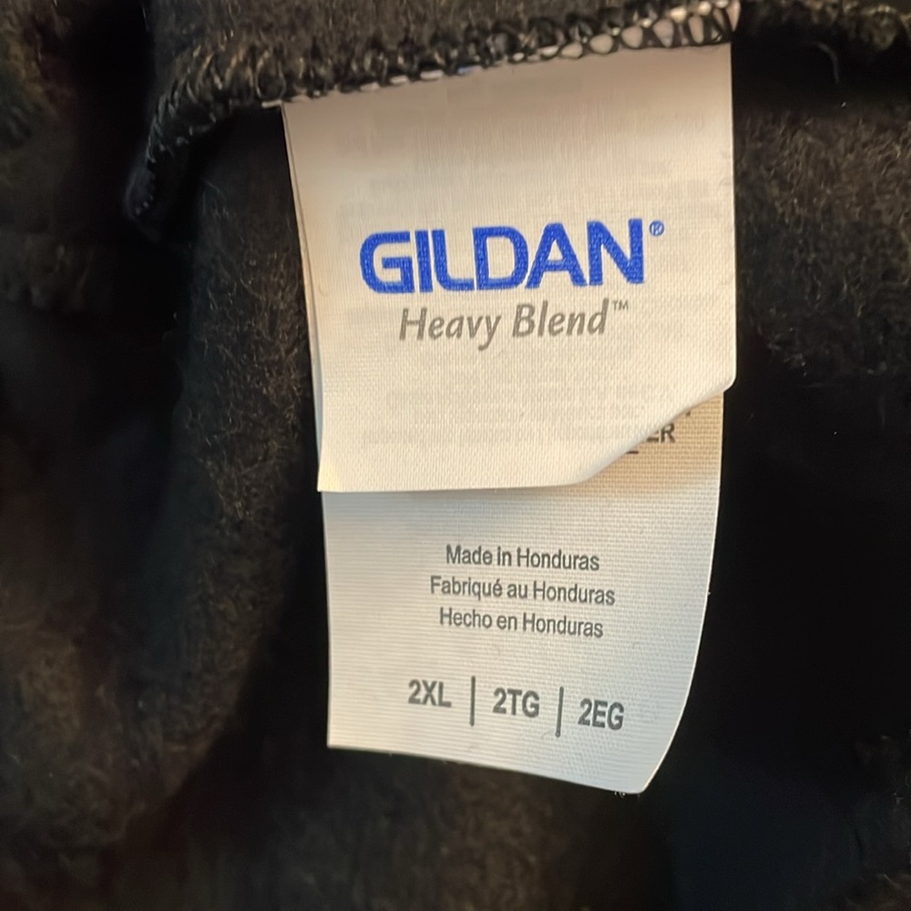 New with tags Gildan open bottom leg sweatpants. Black in color. Size 2XL. - Picture 5 of 8